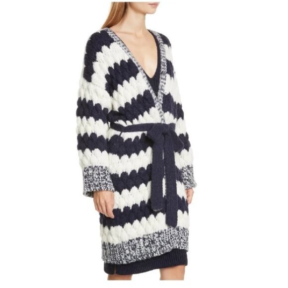 ELEVEN SIX Marisa Alpaca Blend Long Cardigan - Picture 3 of 8